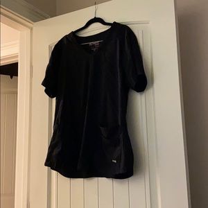 Greys anatomy spandex stretch scrub top